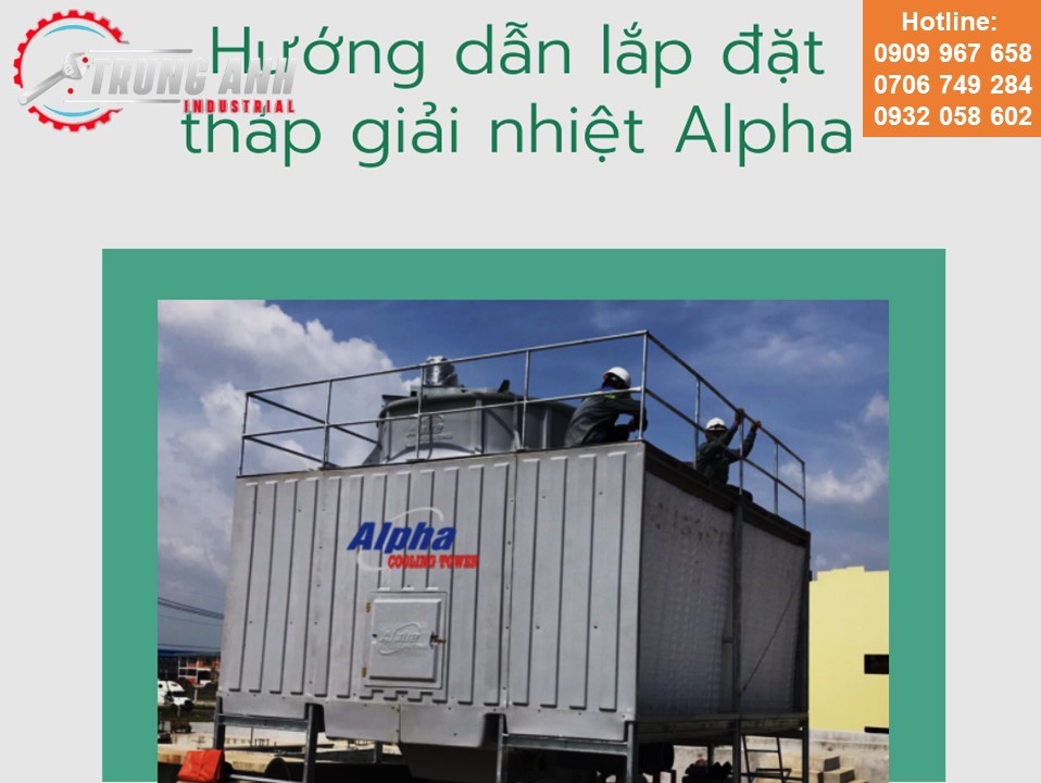 hướng dẫn lắp đặt tháp giải nhiệt
