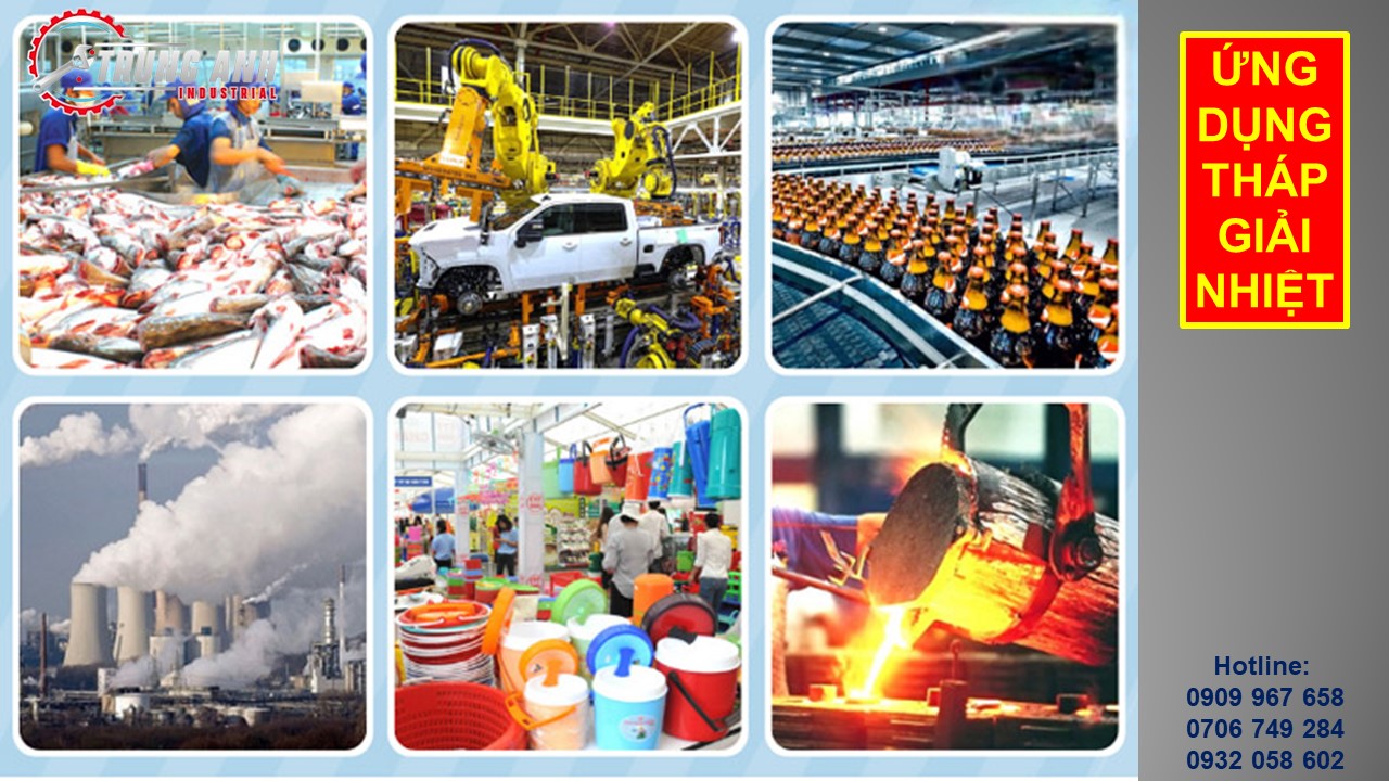 ỨNG DỤNG THÁP GIẢI NHIỆT