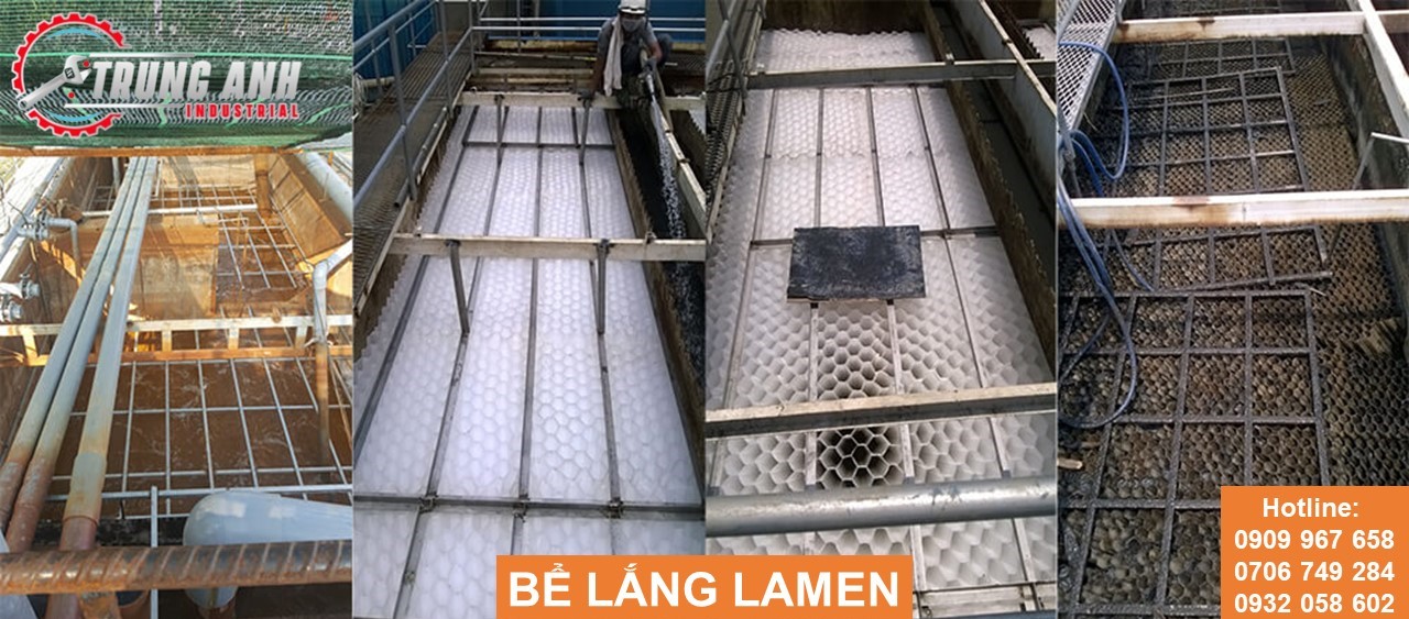 bể lắng lamen