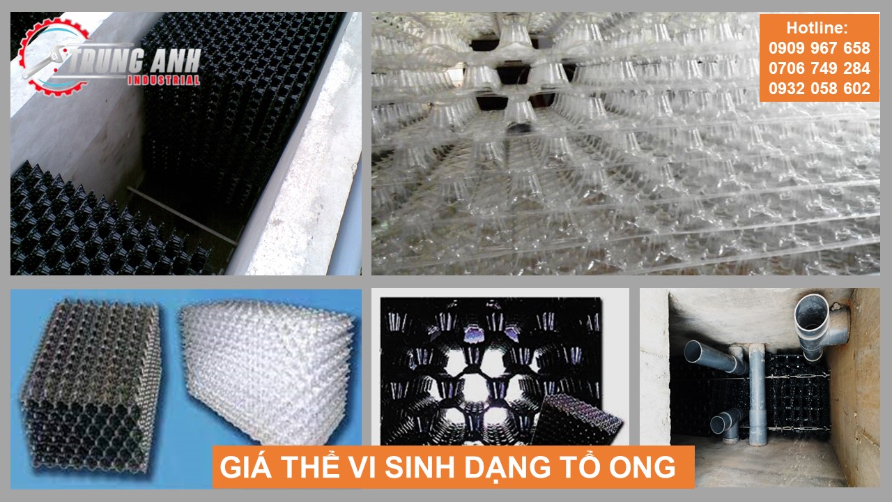 giá thể vi sinh tổ ong -1