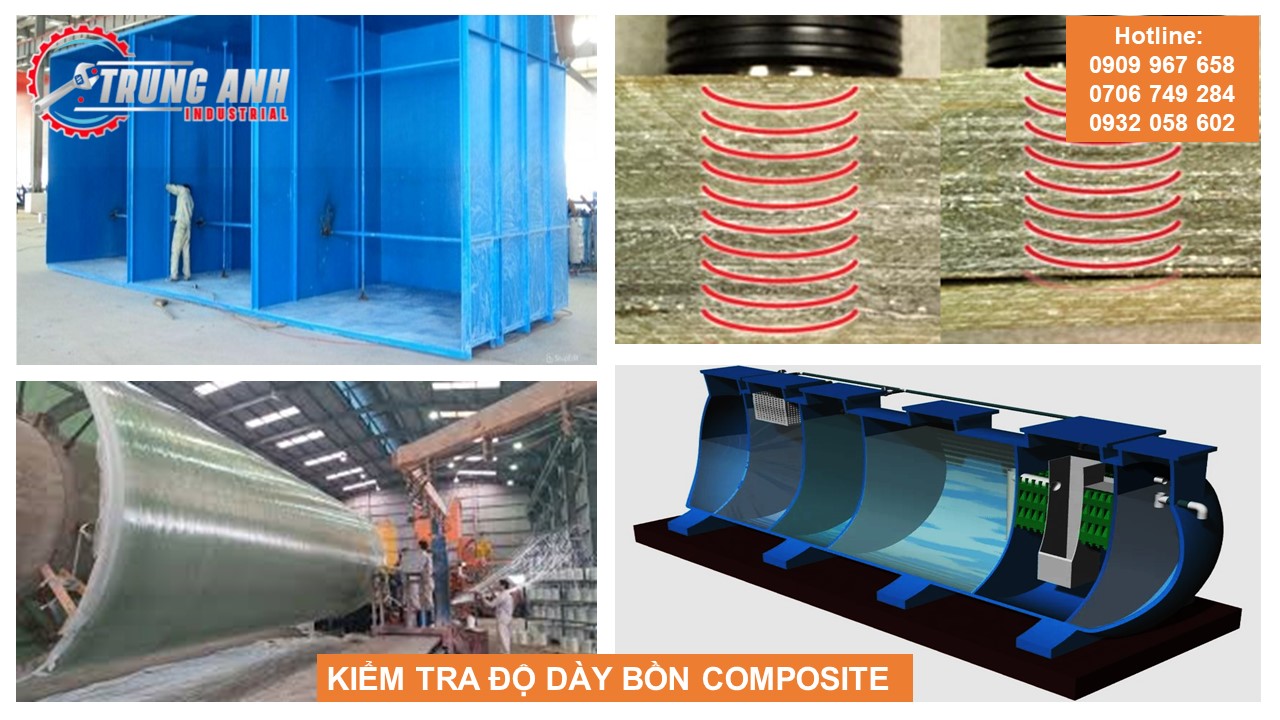 kiểm tra độ dày bồn composite