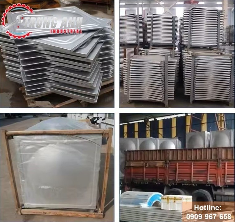 bồn lắp ghép inox