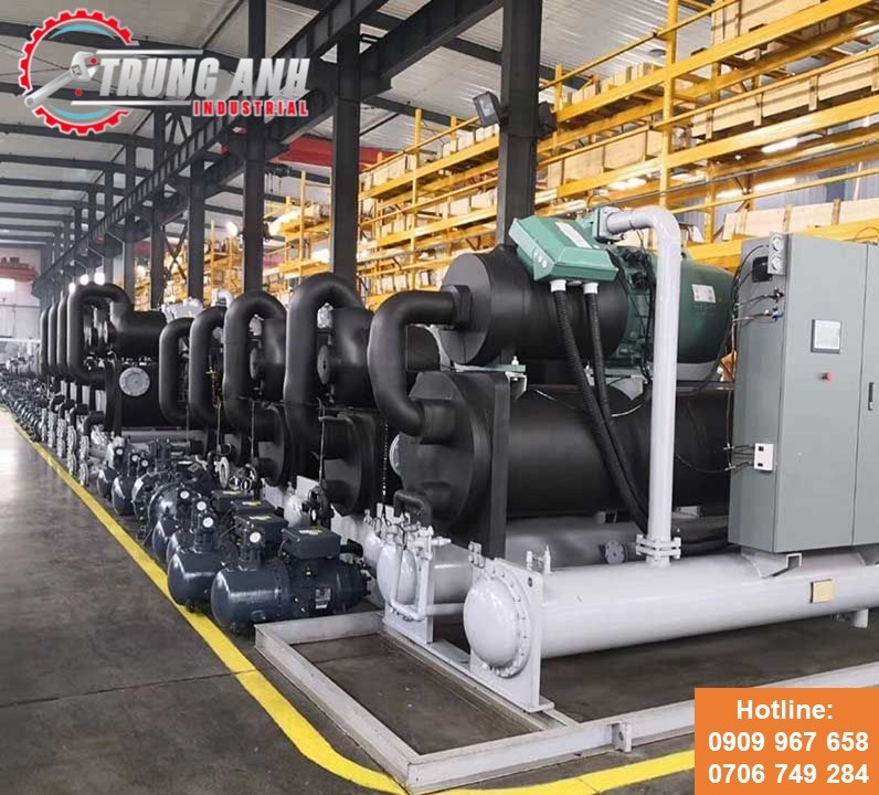 chiller giải nhiệt nước - trung anh