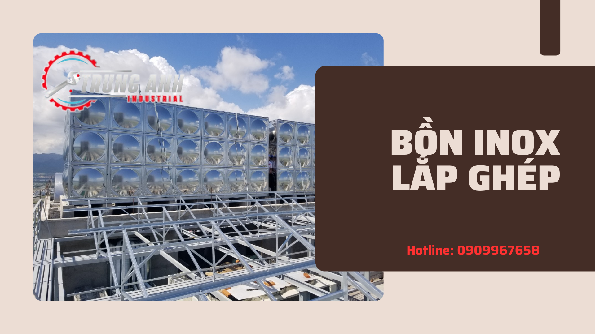 bồn lắp ghép inox