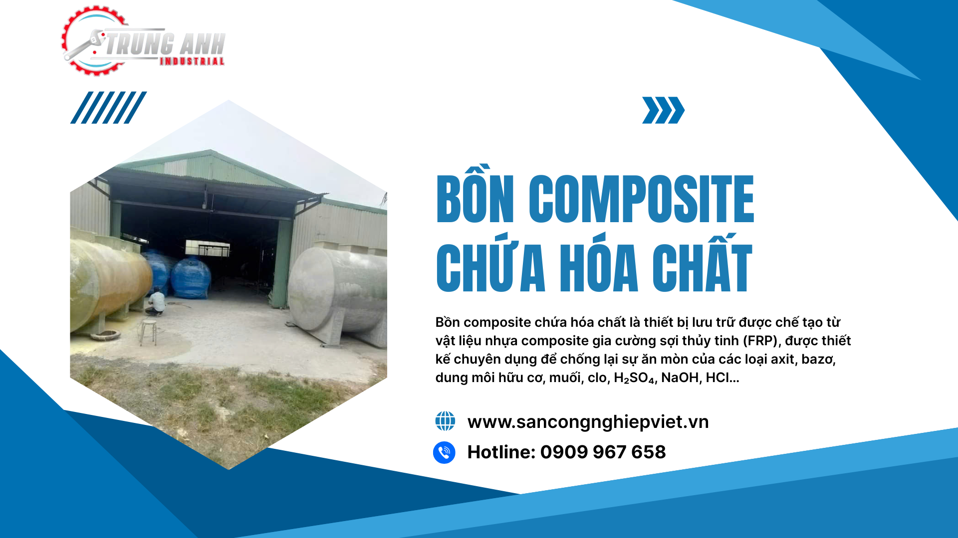 bồn composite chứa hóa chất -trung anh