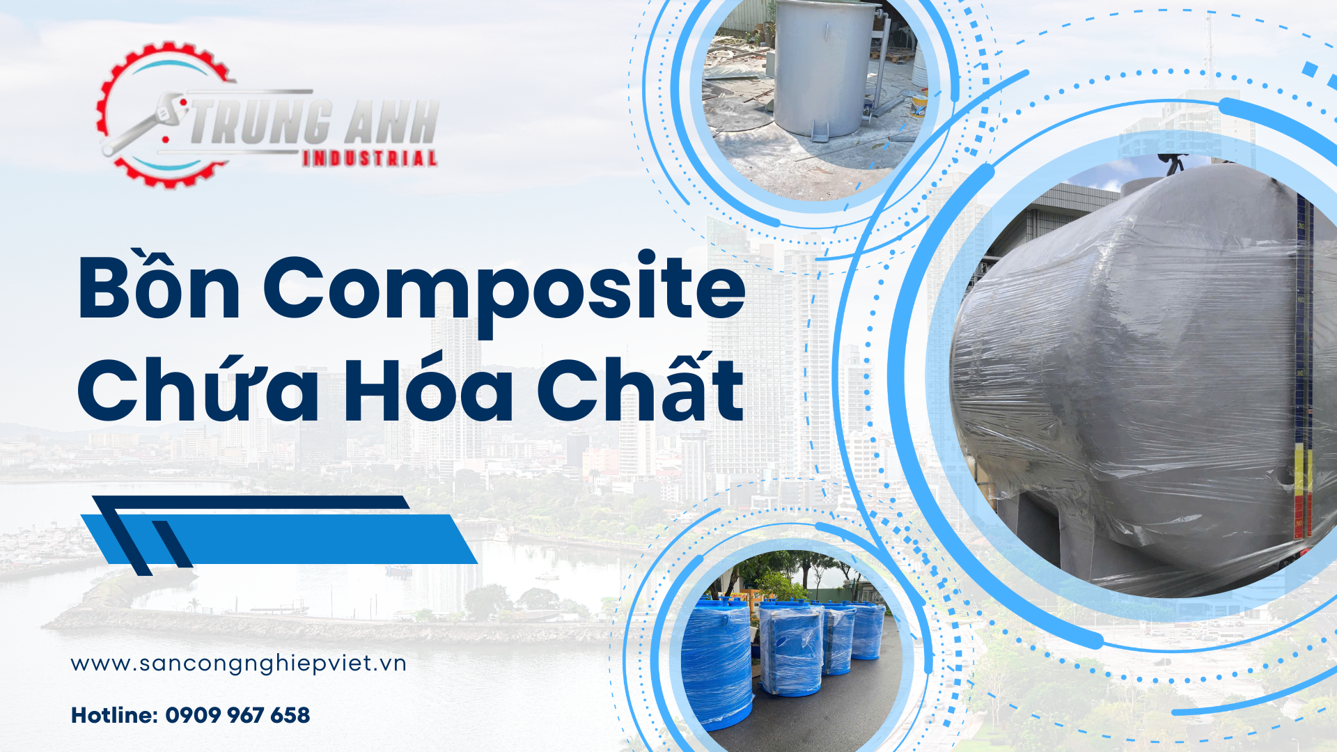 bồn composite chứa hóa chất -trung anh