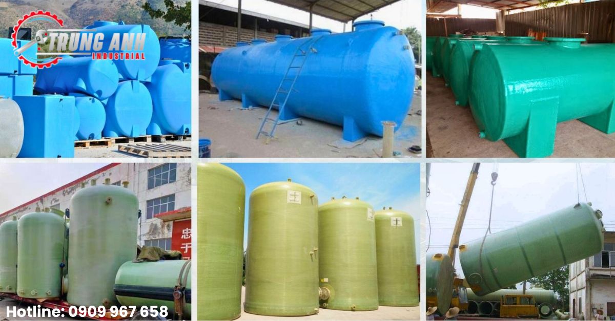 bồn composite chứa hóa chất