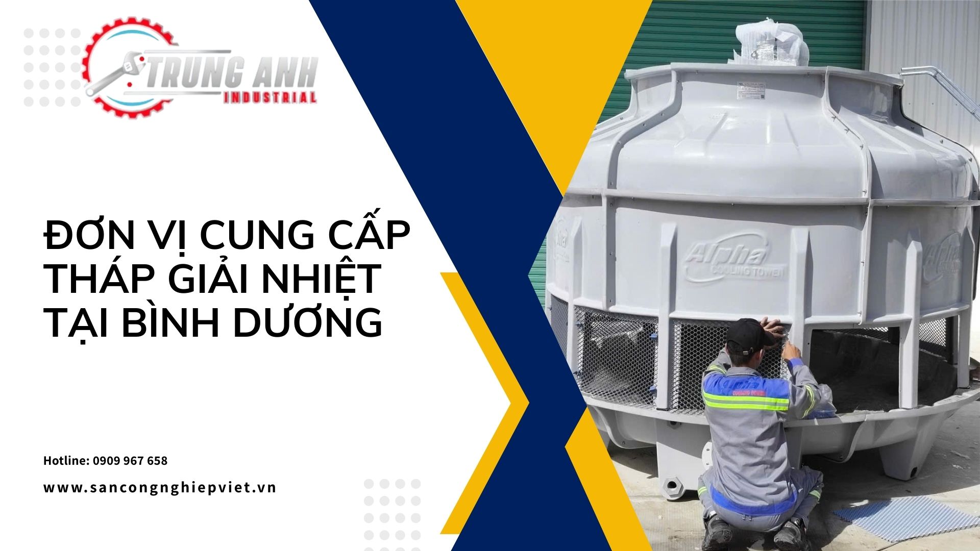 Đơn vị cung cấp tháp giải nhiệt uy tín tại Bình Dương