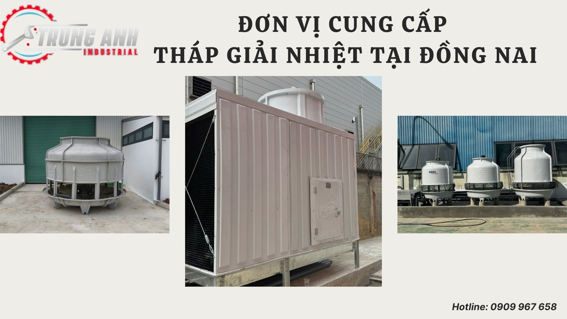 đơn vị cung cấp tháp giải nhiệt tại Đồng Nai