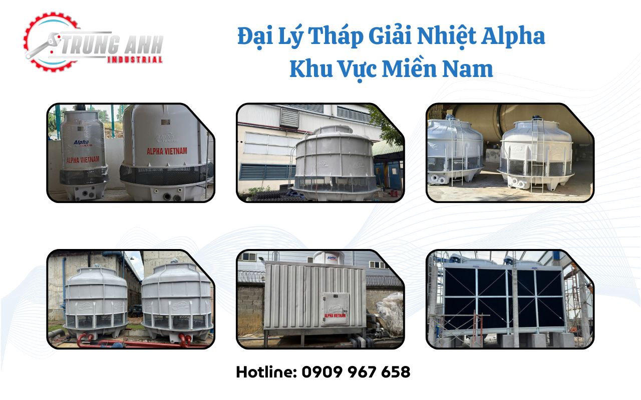 đại lý tháp giải nhiệt alpha khu vực miền nam