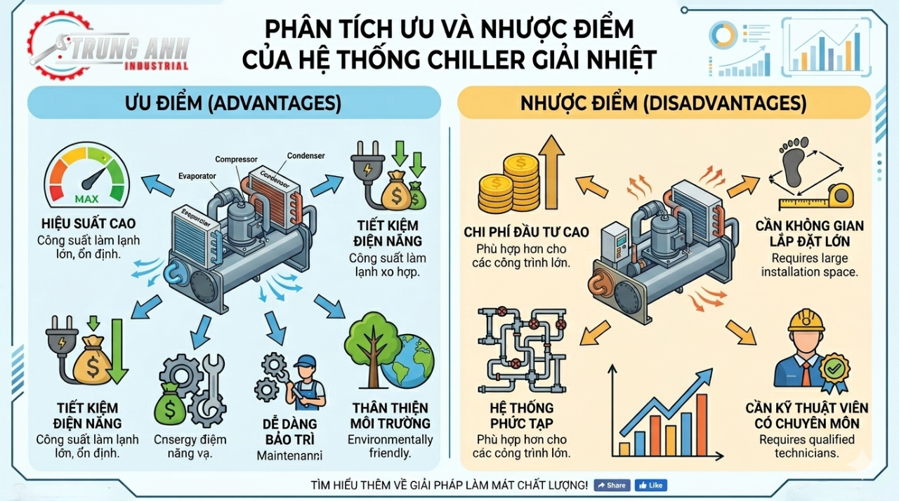 chiller giải nhiệt nước