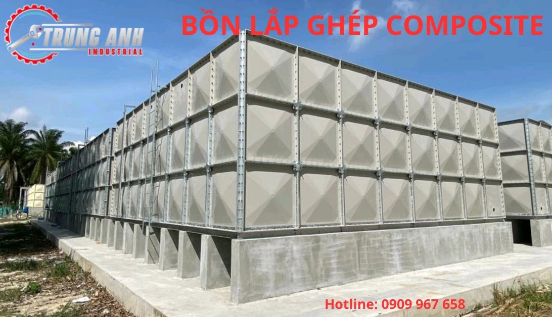 bồn lắp ghép composite ngoài trời có bền không 