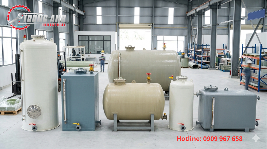 bồn composite chứa hóa chất -trung anh