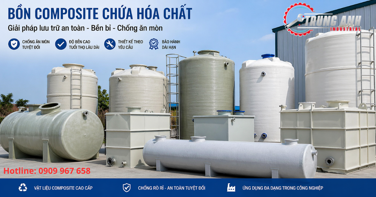 bồn composite chứa hóa chất