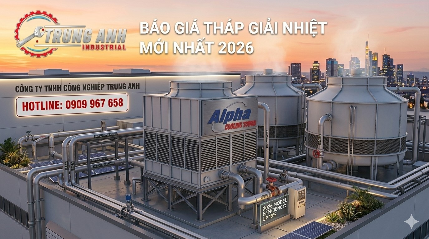 báo giá tháp giải nhiệt mới nhất 2026