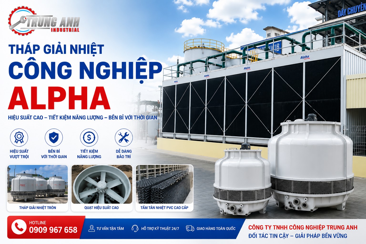tháp giải nhiệt công nghiệp