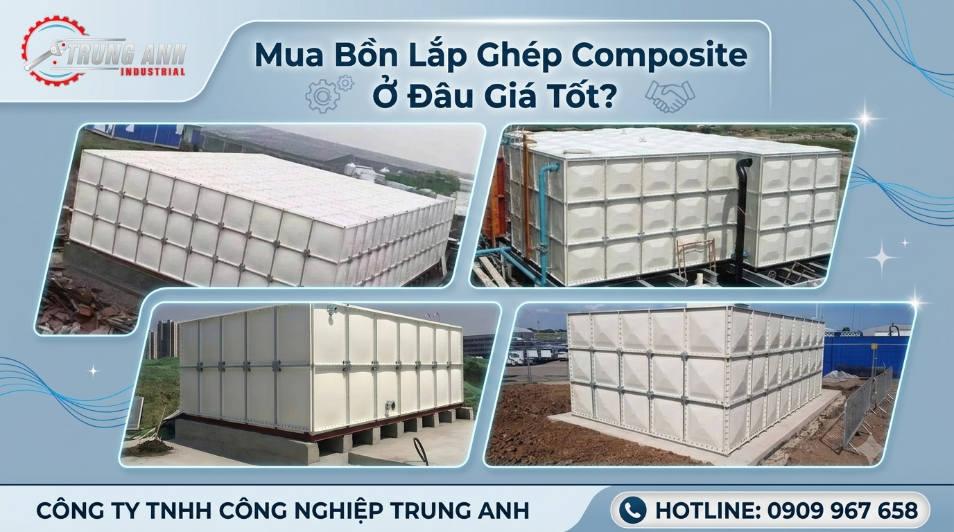 mua bồn lắp ghép composite ở đâu giá tốt