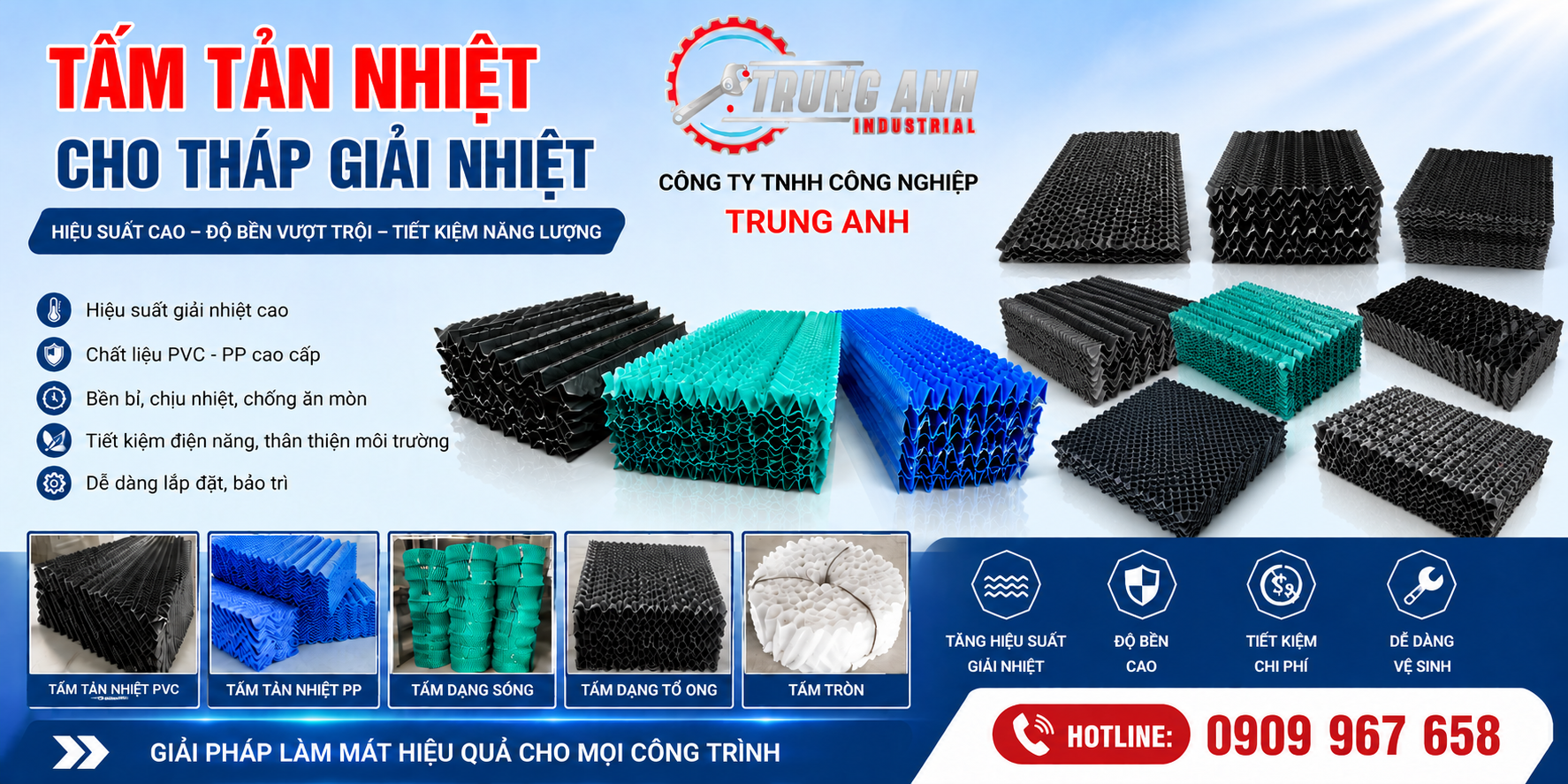 dịch vụ thay thế tấm tản nhiệt