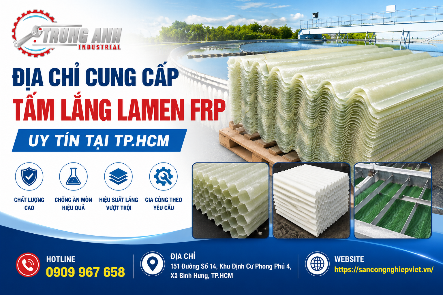địa chỉ cung cấp tấm lắng lamen frp composite