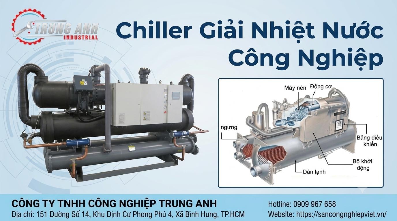 chiller giải nhiệt nước